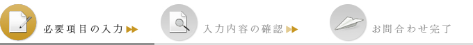 必要項目の入力
